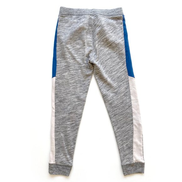 Abercrombie Kids Girls Joggers Size 13/14 Gray Blue White Colorblock Sweatpants - Picture 3 of 10